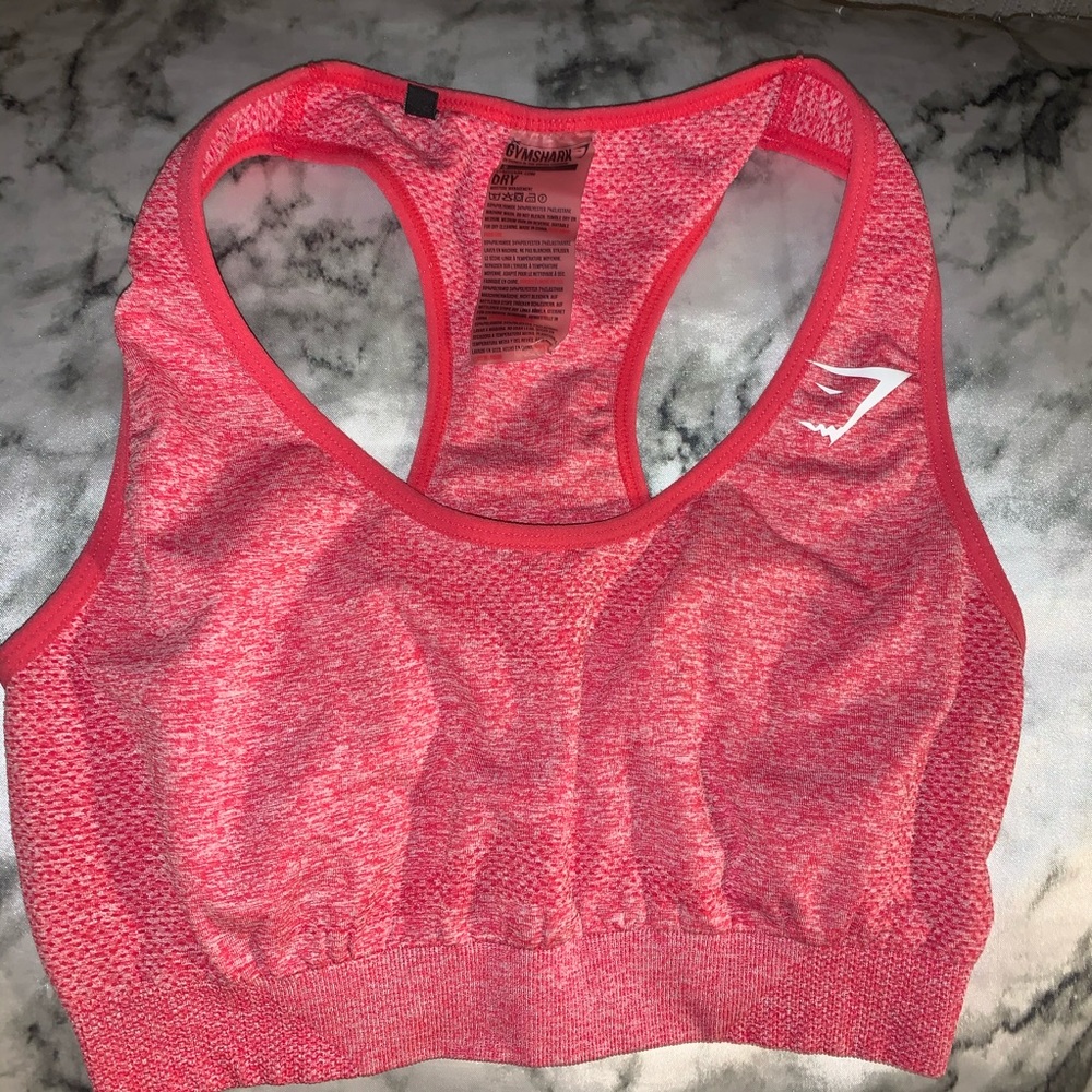 pink gymshark bra
